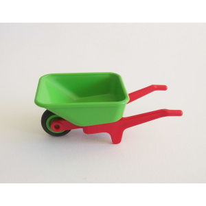 PLAYMOBIL (T1111) FERME & EQUESTRE - Brouette Rouge & Verte