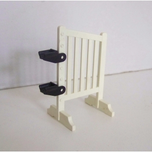 PLAYMOBIL (T1107) CENTRE EQUESTRE - Barrière & Supports Saut Obstacle 3140 Jauni