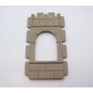 PLAYMOBIL (L3370) MOYEN-AGE - Mur Gris avec Fenêtre Chateau 3666 3667 Jauni