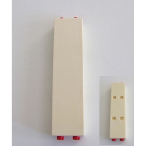 PLAYMOBIL (T21130) FERME - Jonction Mur Double Crème 12cm 4055 4490 5119