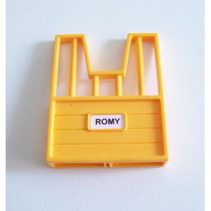PLAYMOBIL (T2179) CENTRE EQUESTRE - Mur avec Grille Orange Box "Romy" 4190