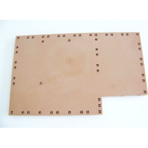 PLAYMOBIL (T21134) EQUESTRE - Plaque Marron Clair 36x22.5cm Base 4190
