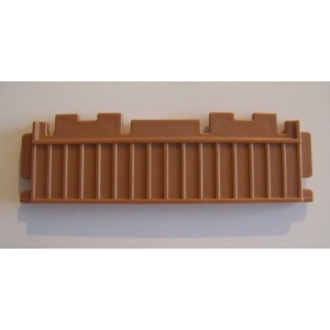 PLAYMOBIL (T2106) CENTRE EQUESTRE - Demi-Mur Marron Supérieur Ranch 3436 3775