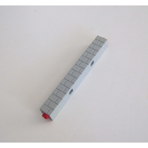 PLAYMOBIL (T21145) FERME - Jonction Mur Simple 12cm Pierre Gris Clair 4490