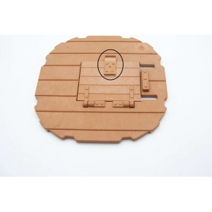 PLAYMOBIL (L3301) MOYEN-AGE - Plancher & Trappe Tour Ronde 3665 3666 3888 Défaut
