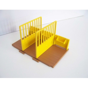 PLAYMOBIL (T21132) CENTRE EQUESTRE - Plaque Box Complète pour Ranch 3436 3775