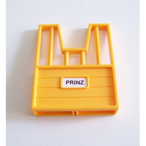 PLAYMOBIL (T2178) CENTRE EQUESTRE - Mur avec Grille Orange Box "Prinz" 4190