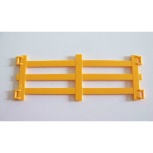PLAYMOBIL (T2221) FERME - Grande Barriere Clôture Jaune Orange 4055 4490