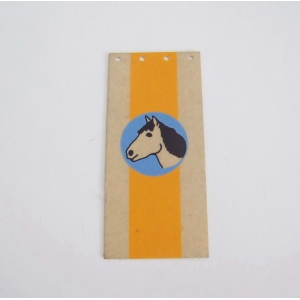 PLAYMOBIL (T2264) CENTRE EQUESTRE - Etendard Drapeau Cheval 3120 Salissures