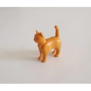 PLAYMOBIL (T3153) FERME - Chat Orange 3053 3072 3112 3750 3767 3770 4066 4251