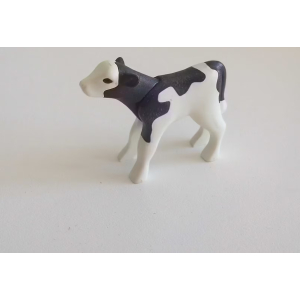 PLAYMOBIL (T3148) FERME - Veau Blanc Tacheté Noir
