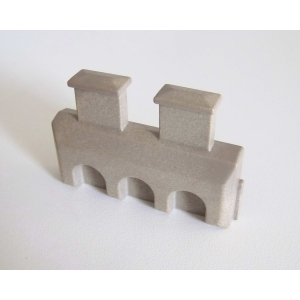 PLAYMOBIL (L3318) MOYEN-AGE - Créneau Double Epais Remparts Château 3666