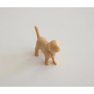 PLAYMOBIL (T3166) FERME & EQUESTRE - Chiot Beige Queue Levée
