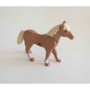 PLAYMOBIL (T3149) EQUESTRE - Cheval d'Equitation Beige 4188