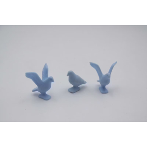 PLAYMOBIL (T3102) FERME & EQUESTRE - Lot de 3 Pigeons Bleu