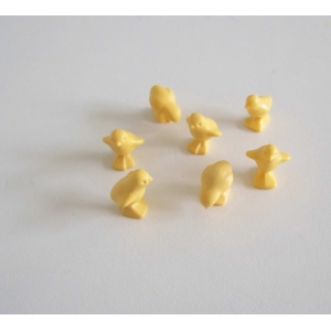 PLAYMOBIL (T3171) FERME - Lot de 7 Poussins Jaune Clair