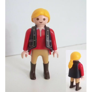 PLAYMOBIL (T3267) CENTRE EQUESTRE - Femme Palfrenière Soigneuse Chevaux 4193