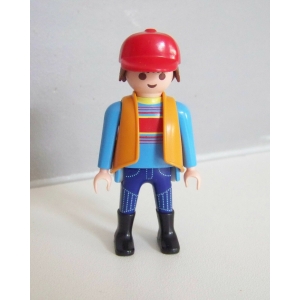 PLAYMOBIL (T3244) FERME - Homme Conducteur Tracteur 5121