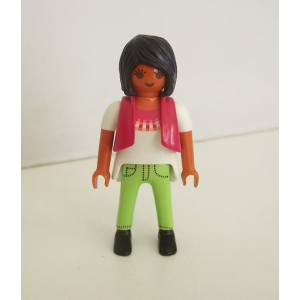 PLAYMOBIL (T3272) CENTRE EQUESTRE - Femme Palfrenière Soigneuse Chevaux 5519