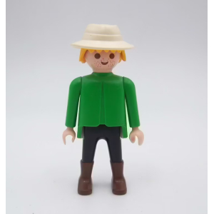 PLAYMOBIL (T3237) FERME - Fermier Charrette 3735