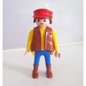 PLAYMOBIL (T3230) CENTRE EQUESTRE - Homme Palefrenier 4190