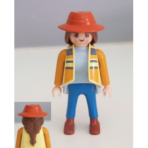PLAYMOBIL (T3221) FERME & EQUESTRE - Femme Conductrice de la Calèche 3117