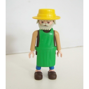 PLAYMOBIL (T3283) FERME - Homme Fermier avec Tablier Clapier à Lapins 3751