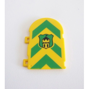 PLAYMOBIL (L3365) MOYEN-AGE - Volet Jaune Vert pour Fenêtre Château du Roi 3666