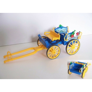PLAYMOBIL (T4139) FERME - Calèche de Course Bleue 3117