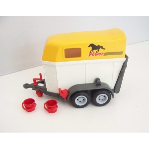 PLAYMOBIL (T4135) CENTRE EQUESTRE - Remorque pour Transport de Chevaux 3249