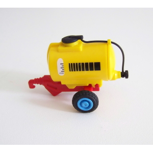 PLAYMOBIL (T4120) FERME - Remorque Citerne Jaune Tracteur Enfant 3066 Complète