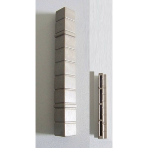 PLAYMOBIL (L3315) MOYEN-AGE - Connecteur Jonction Angle Gris Mur Château 3666