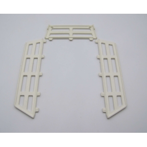 PLAYMOBIL (T4255) FERME - Ensemble Complet de Barrières Blanc Remorque 3719