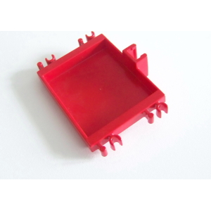 PLAYMOBIL (T4227) FERME - Support Rouge Foncé Porte Charge Avant Tracteur 3718