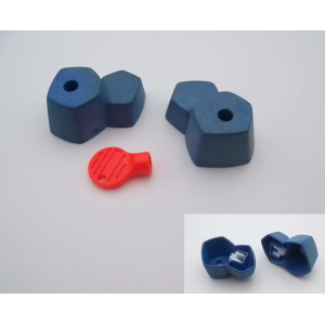 PLAYMOBIL (Z1c09) MER - Lot de 2 Petit Rocher Bleu 3953 Jauni