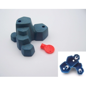 PLAYMOBIL (Z1c04) MER - Rocher Bleu avec Attaches Dessous & Clé 3953 Jauni