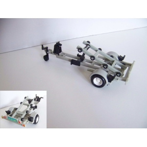 PLAYMOBIL (Z177) MER - Remorque Grise Complète pour Hors Bord de Course 3538