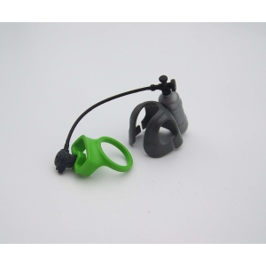 PLAYMOBIL (Z163) MER - Matériel de Plongée Masque Vert & Bouteilles