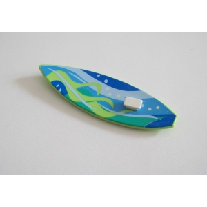 PLAYMOBIL (Z155) MER - Planche de Surf Vert & Bleu avec Motifs 5636 5641 6671