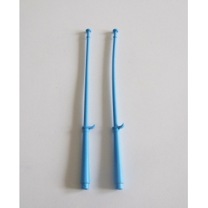 PLAYMOBIL (Z1114) MER - Lot de 2 Mats Bleu pour Drapeau 3865