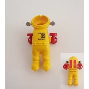 PLAYMOBIL (Z1128) MER - Scaphandre pour Plongeur Eaux Profondes 4479 - Incomplet