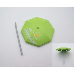 PLAYMOBIL (Z1130) MER - Parasol avec Pied pour Plage de Sable 4149