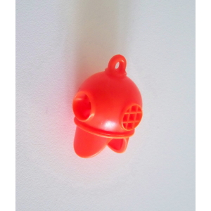 PLAYMOBIL (Z141) MER - Scaphandre Orange Fluo avec Support Scaphandrier 4428