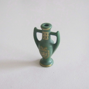 PLAYMOBIL (Z187) MER - Amphore Grand Vase Vert avec Motifs Trésor 4786 4255