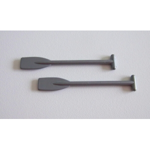 PLAYMOBIL (Z213) MER - Lot de 2 Rames Gris Métallique Zodiac Plongeurs 3772