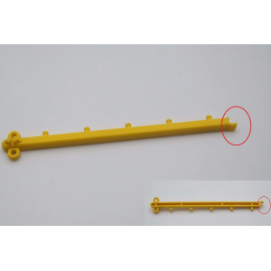 PLAYMOBIL (Z2135) MER - Mat Support Jaune Inférieur Voile Bateau 3138 (cassé)
