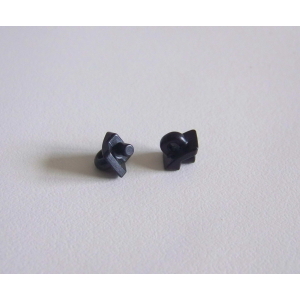 PLAYMOBIL (Z289) MER - Lot de 2 Attaches Noires pour Corde Zodiac 3772 4428