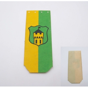 PLAYMOBIL (L3377) MOYEN-AGE - Bannière Drapeau 5x13cm Château 3666 (EN l'ETAT)