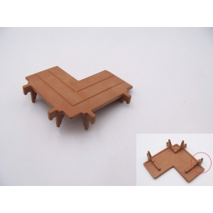 PLAYMOBIL (L3321) MOYEN-AGE - Plancher d'Angle Chemin Ronde 3666 3667 (cassé)