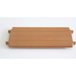 PLAYMOBIL (L3325) MOYEN-AGE - Plancher Rectangle Marron Maison Château 3666